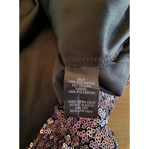 Lulus Light Up The Night Sequin Dress Women's Size S Purple Mini Shift Lined - Picture 10 of 14